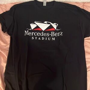 black mercedes benz tee shirt